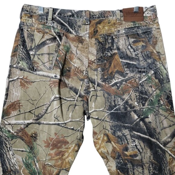 Wrangler Pro Gear Realtree Camo Hunting Outdoor Brush Wood Work Wear Pants 42x30 - Picture 5 of 11